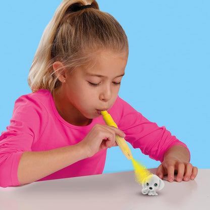 SES Creative 14333 Blow Airbrush pens-Puppies Surprise 3X, Yellow
