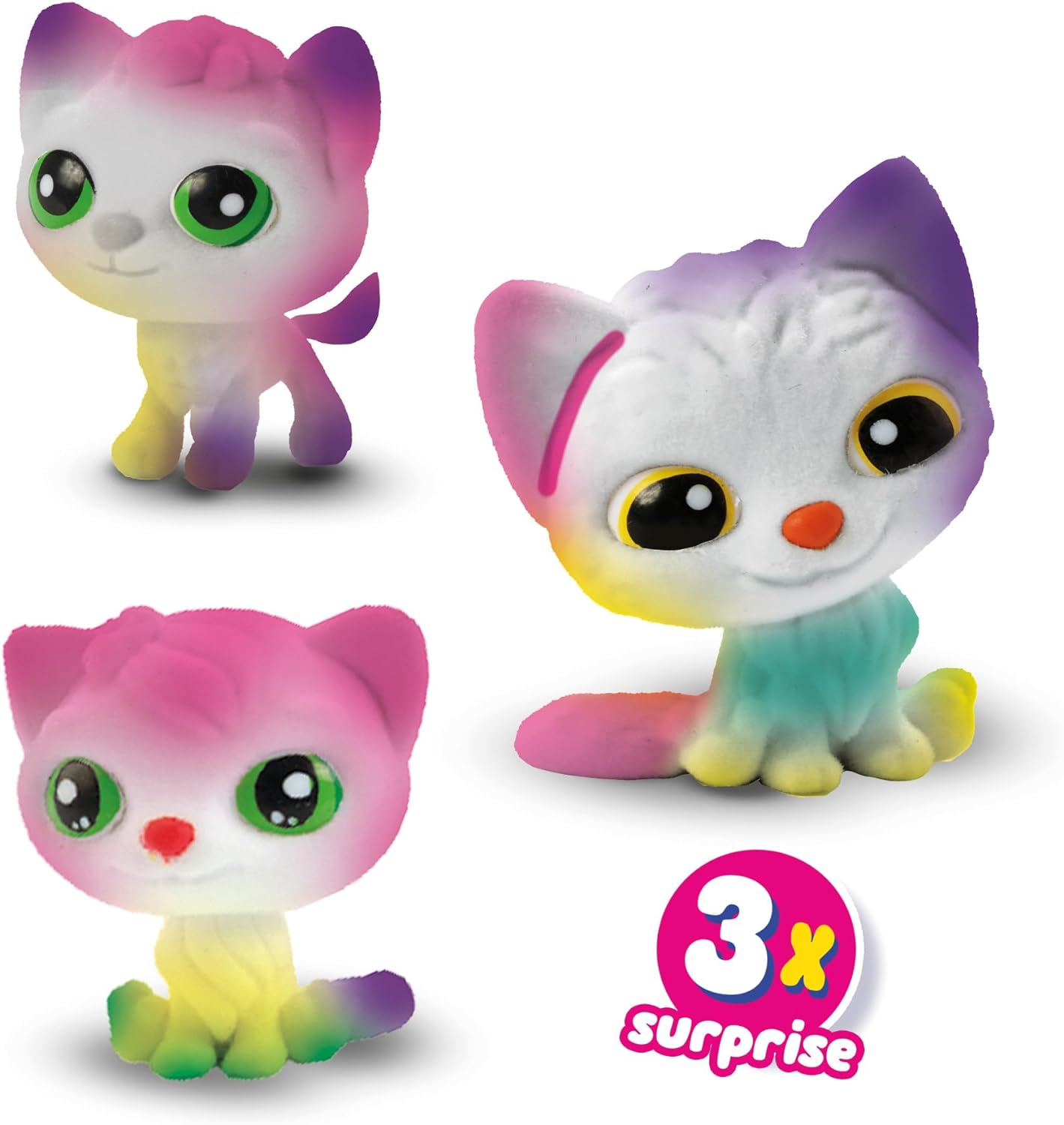 SES Creative 14334 Blow Airbrush pens-Kittens Surprise 3X, Yellow