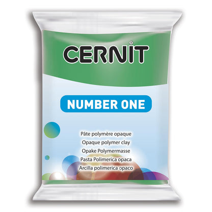 CERNIT CE0900056600 Nummer eins Lehm 56 G, grün, 7 x 5.5 x 1.5 cm