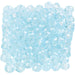 Faceted Beads, size 3x4 mm, sea blue, 100pcs