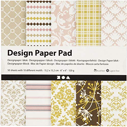 Creativ Patterned Card and Paper, greenrose, One Size