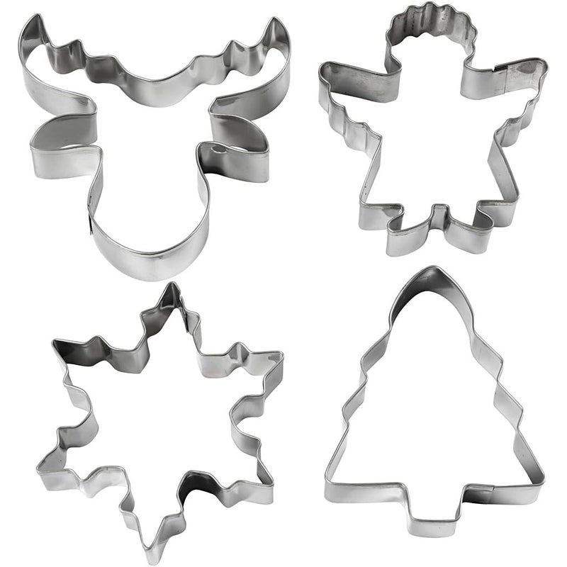 Creativ Company - Uitsteekvormen Kerst 4st.