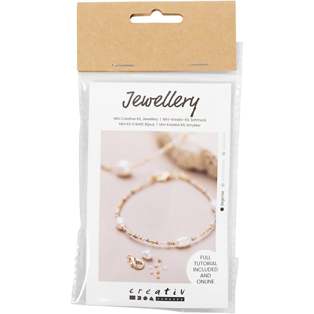 Creativ Company - Mini Hobbyset Sieraden Armband en Ketting met Sluiting