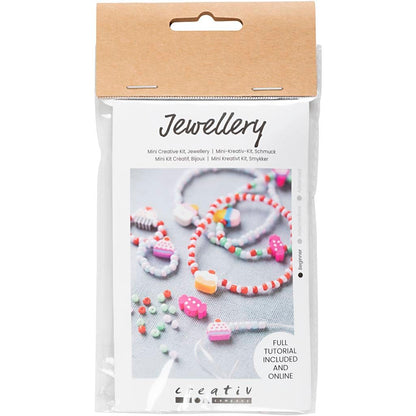 Creativ Company - Mini Hobbyset Sieraden Elastische Armband en Ring