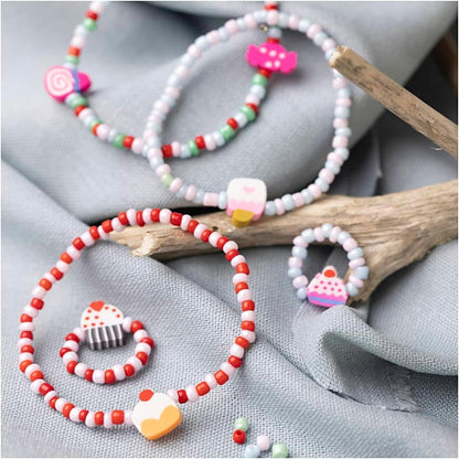Creativ Company - Mini Hobbyset Sieraden Elastische Armband en Ring