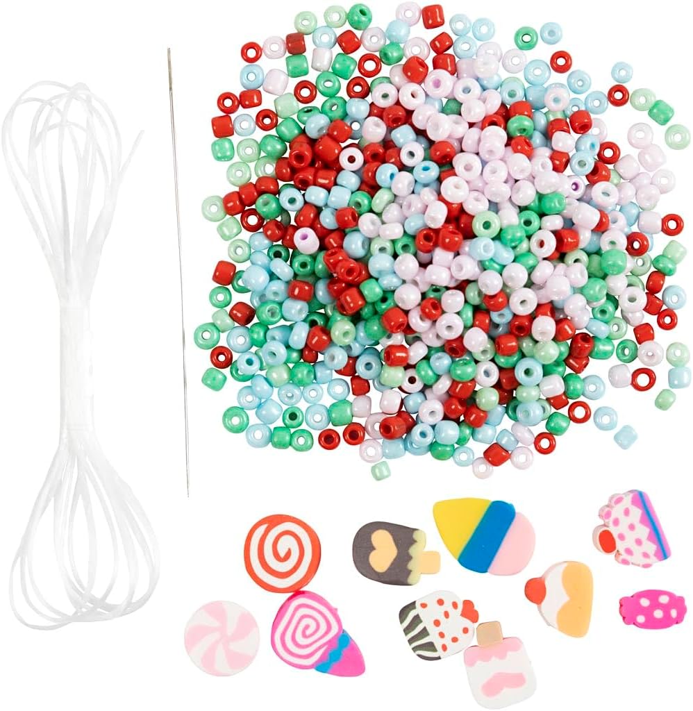Creativ Company - Mini Hobbyset Sieraden Elastische Armband en Ring