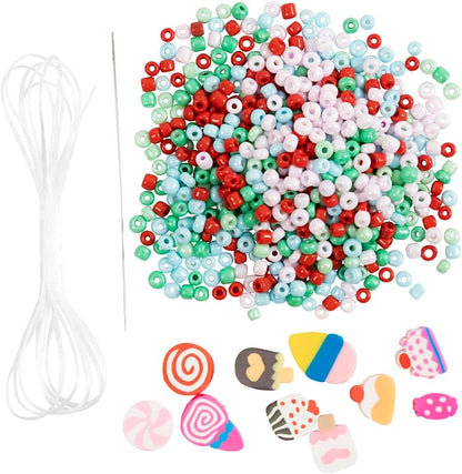 Creativ Company - Mini Hobbyset Sieraden Elastische Armband en Ring