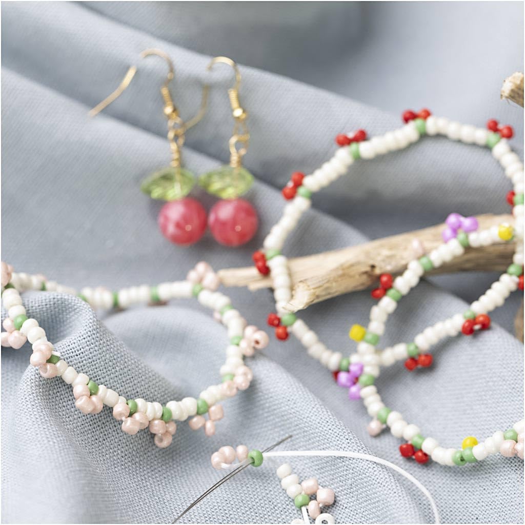 Mini Craft Kit Jewellery, Elastic Bracelet and Earring, 1 Pack