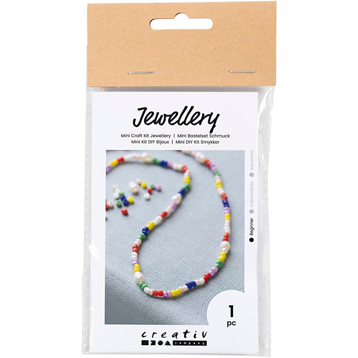 Mini Craft Kit Jewellery, Freshwater Pearl Necklaces, 1 pack