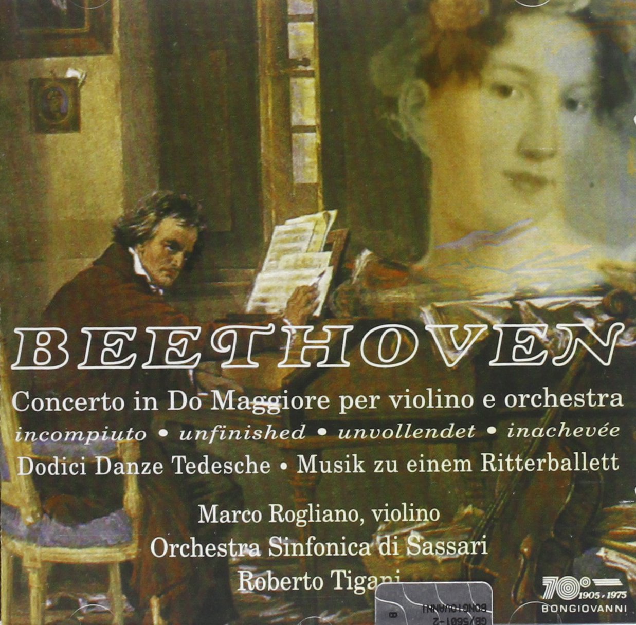 Concerto in C for Violin & Orchestra Unfinished