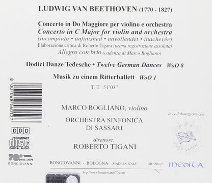 Concerto in C for Violin & Orchestra Unfinished