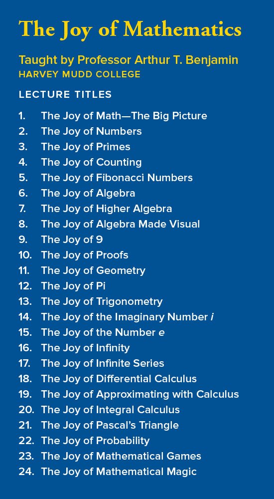 Great Courses-Joy Of Mathematics