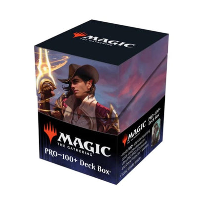 Ultra Pro - Outlaws of Thunder Junction 100+ Deck Box® Ft. Kellan for Magic: The Gathering, TCG accesorio de juego coleccionable soporte protector para mazo de cartas