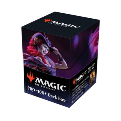 Ultra Pro - Outlaws of Thunder Junction 100+ Deck Box® Ft. Olivia for Magic: The Gathering, TCG collectible gaming accessory protective card deck holder