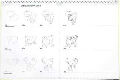 eeBoo Impara a disegnare dinosauri, 1 EA