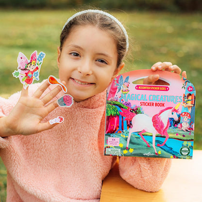 Eeboo - Sticker Book - Magical Creatures - (Estkmag)