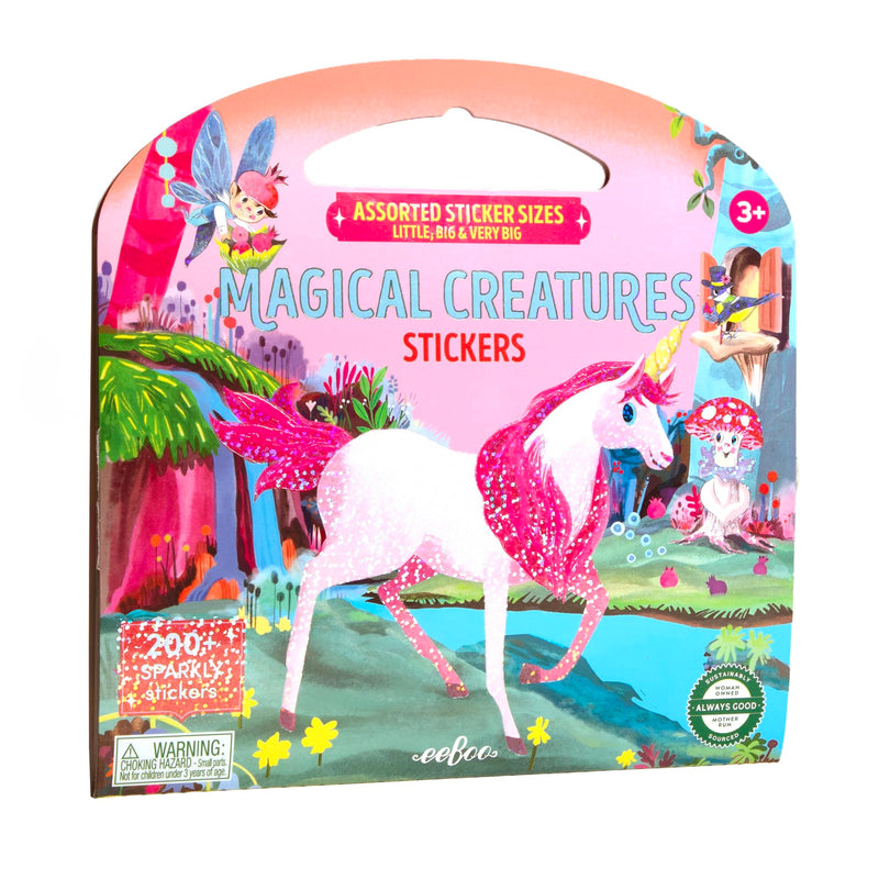 Eeboo - Sticker Book - Magical Creatures - (Estkmag)