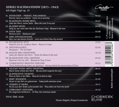 Sergej Rachmaninow: Ganznächteliche Vigil, Op. 37: All-night Vigil, Op. 37