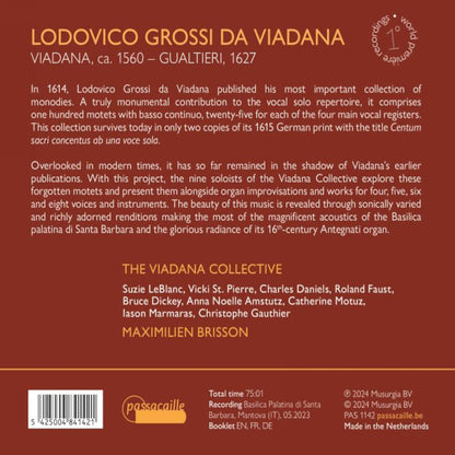 Lodovico Viadana: Sacri Concentus