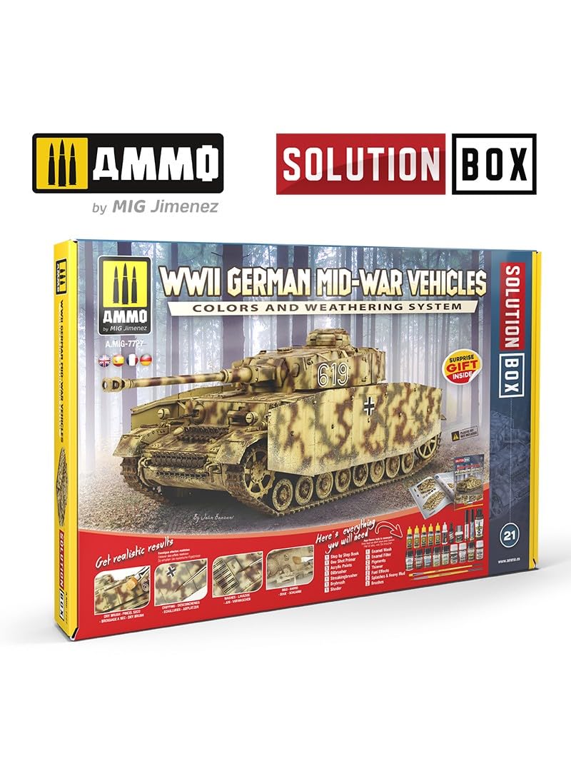 Oplossing Box 19 - WWII Duitse Mid-War voertuigen