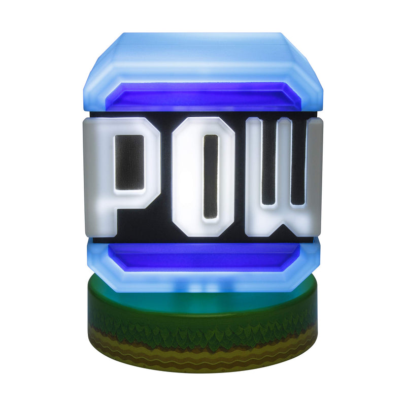 Paladone Super Mario Pow Block Icon Light - Officially Licensed Nintendo Merchandise