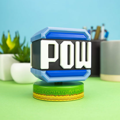 Paladone Super Mario Pow Block Icon Light - Officially Licensed Nintendo Merchandise