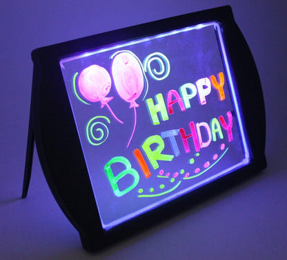 Marvin's Magic - Neon Glow Craft Kit Set - Light Up Tracing Pad - Drawing Tablet Kids - Neon Magic Kit - Childrens Craft Set - Battery Powered Doodle Pad - Glow Art Neon Drawing Board