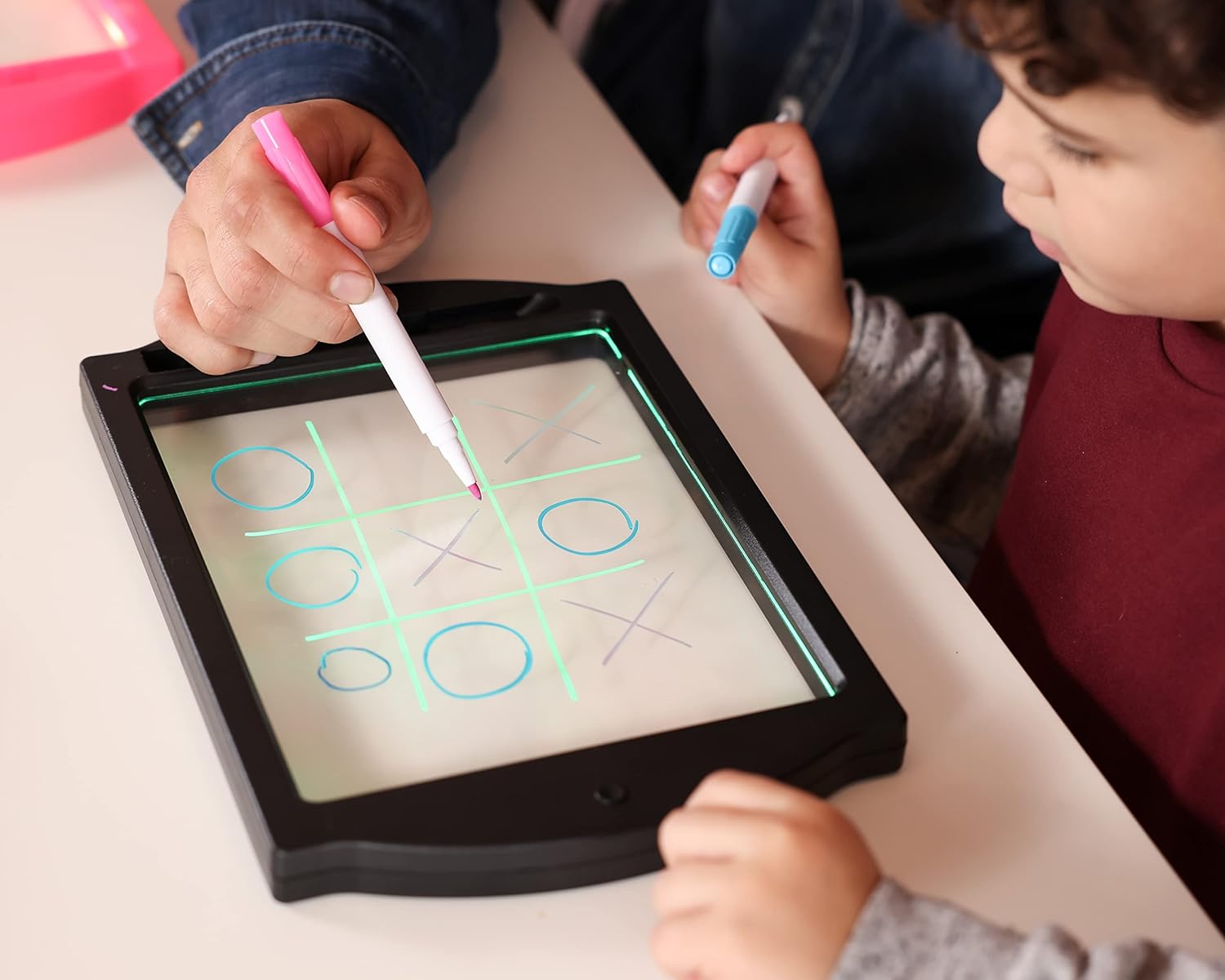 Marvin's Magic - Neon Glow Craft Kit Set - Light Up Tracing Pad - Drawing Tablet Kids - Neon Magic Kit - Childrens Craft Set - Battery Powered Doodle Pad - Glow Art Neon Drawing Board