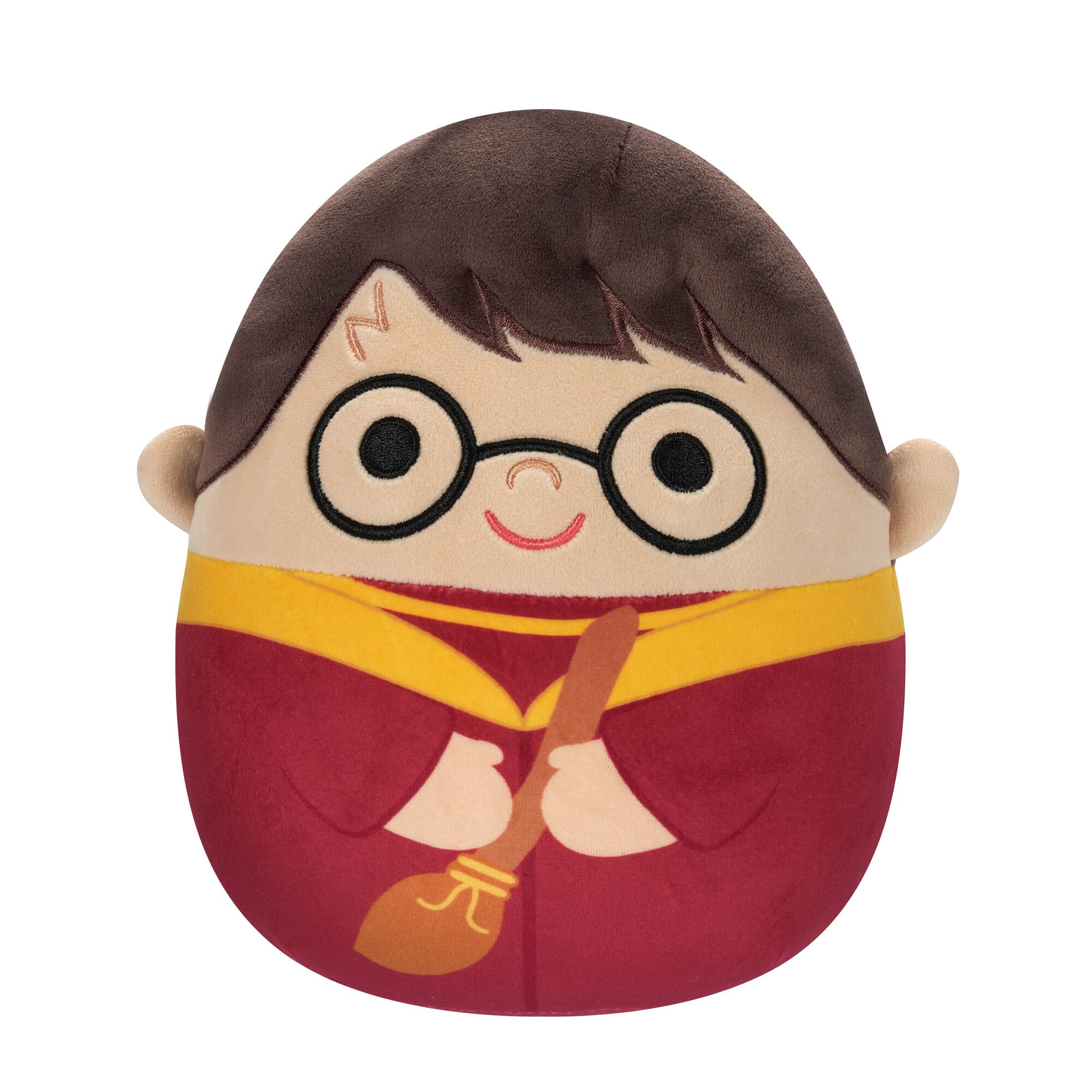 Squishmallows- Harry Potter in Quidditch Robe 25 cm Squishmallow Peluche, Color Bata, Medium (Jazwares SQWB00124