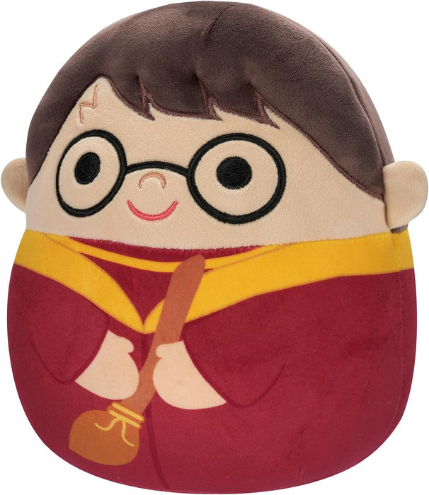 Squishmallows- Harry Potter in Quidditch Robe 25 cm Squishmallow Peluche, Color Bata, Medium (Jazwares SQWB00124