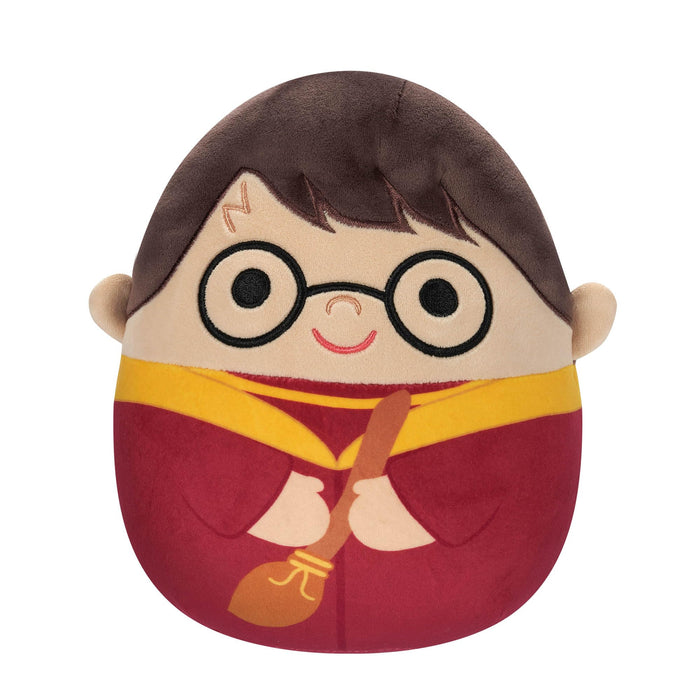 Squishmallows- Harry Potter in Quidditch Robe 25 cm Squishmallow Peluche, Color Bata, Medium (Jazwares SQWB00124