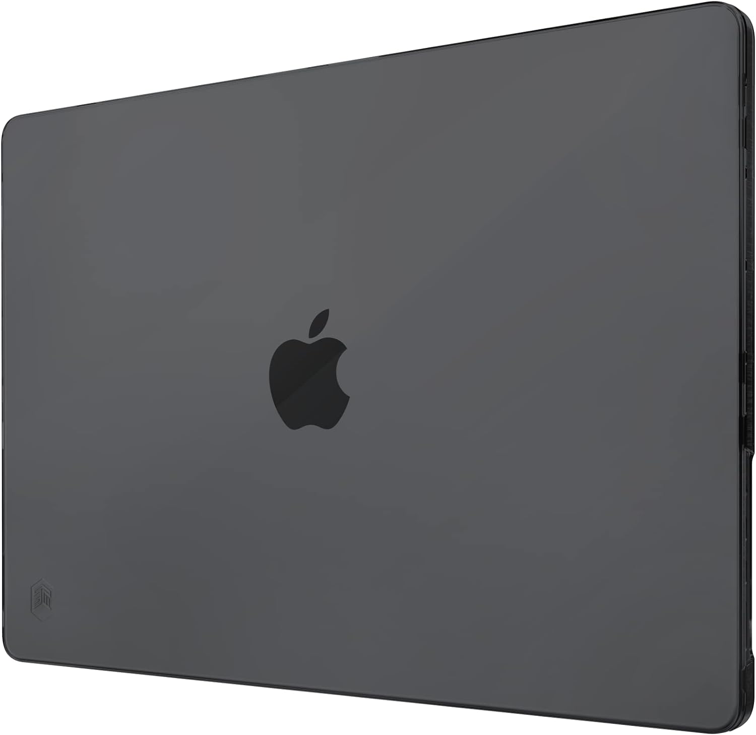 STM Studio Case for MacBook Pro 14-Inch M1 2021, M2 2023, M3 2023 A2442, A2779, Lightweight Transparent Plastic Hard Shell with Raised Textured Feet to Prevent Sliding - Dark Smoke Dark Smoke MacBook Pro 14-Inch M1 2021, M2 2023, M3 2023