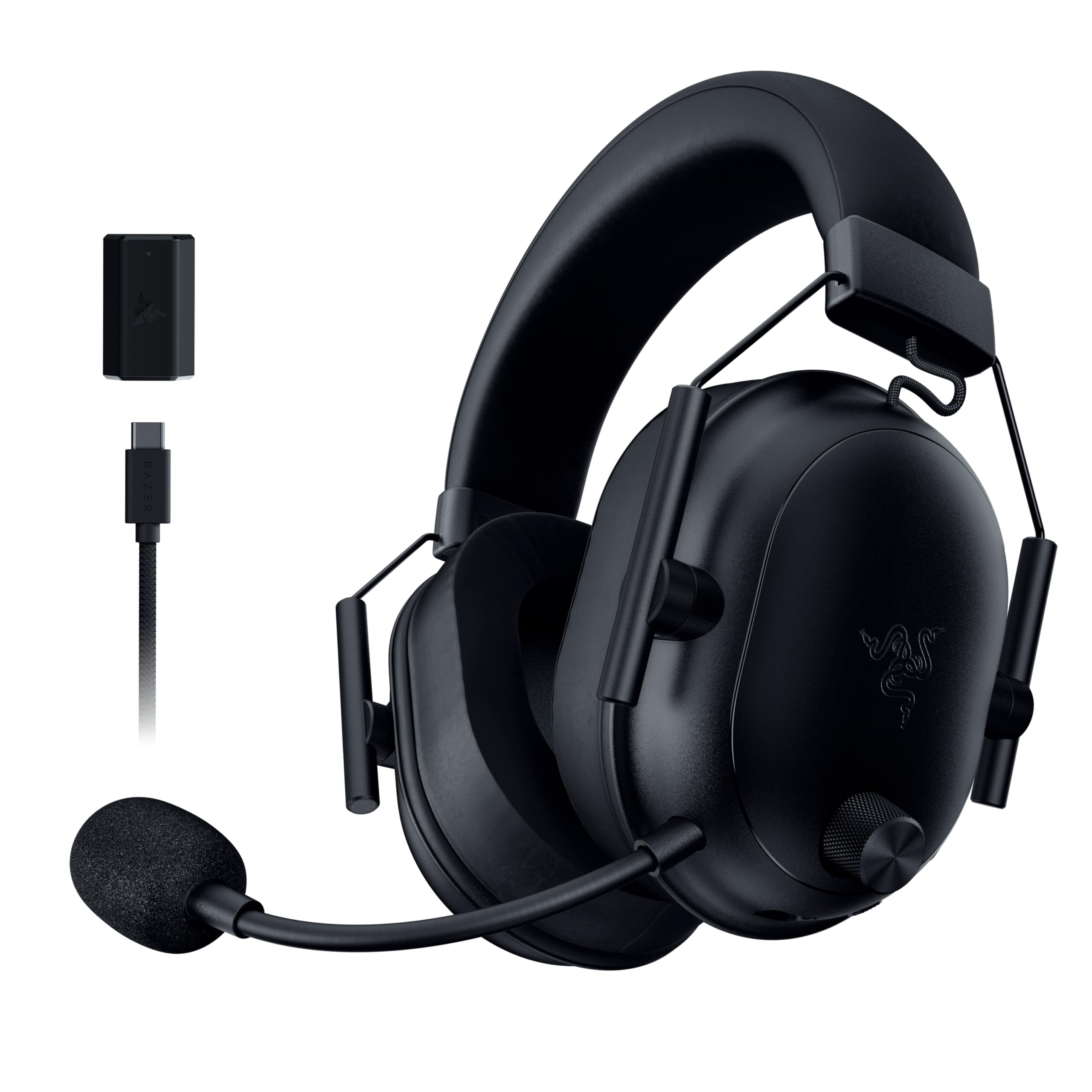 Razer BlackShark V2 HyperSpeed for PC - Wireless Ultra-Lightweight Esports Headset (280g, HyperClear Super Wideband Mic, TriForce Titanium 50 mm Drivers
