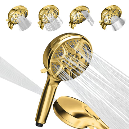 SparkPod 5`` 9 Spray Setting Shower Head with On/Off Chrome