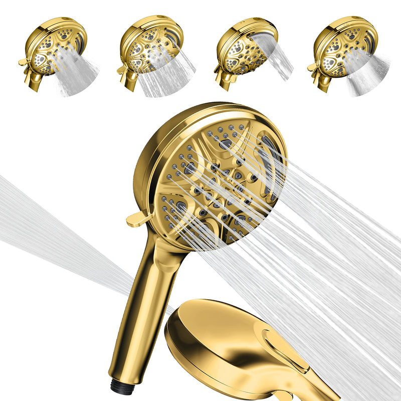 SparkPod 5`` 9 Spray Setting Shower Head with On/Off Chrome