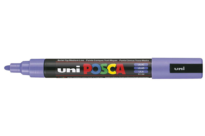 Uni-Ball 182537 - Marcador POSCA con punta redonda mediana, PC 5M, morado, 1 pieza