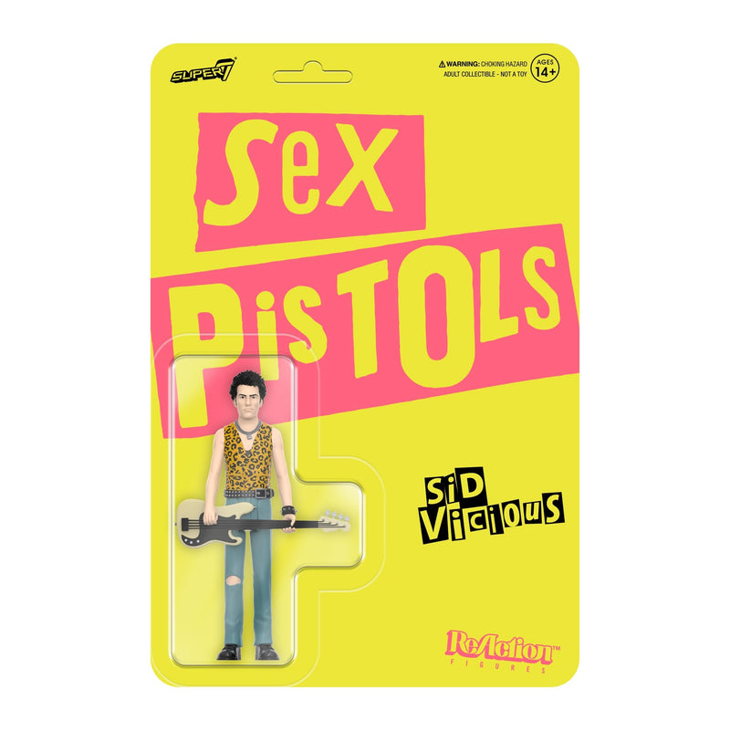 Super7 Figur Reaction Sex Pistols Sid Vicious Modern