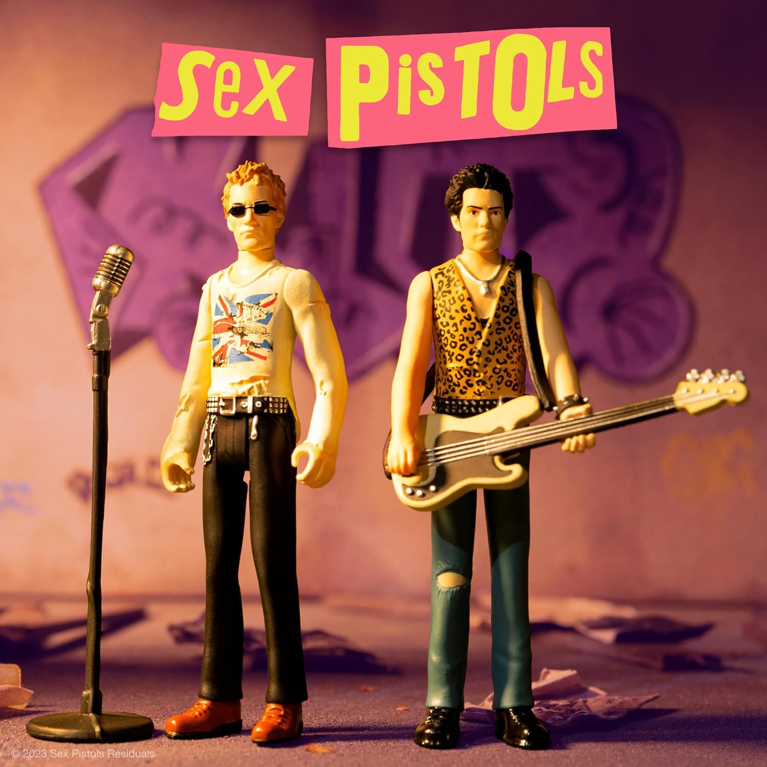 Super7 Figur Reaction Sex Pistols Johnny Rotten