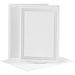 Creativ Postcards with envelopes, White, One Size