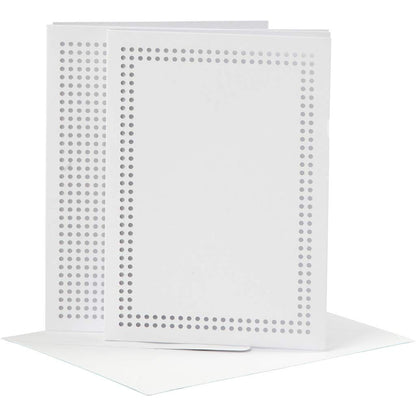 Creativ Postcards with envelopes, White, One Size