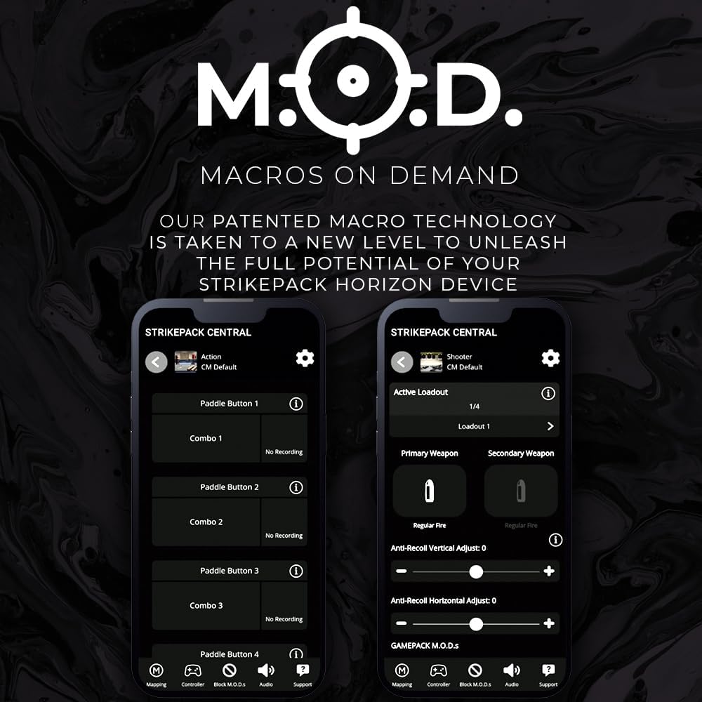 Collective Minds Gaming XBOX Strikepack Horizon M.O.D. Pack for Xbox Series X, Xbox Series S, and Xbox One Standard Controllers