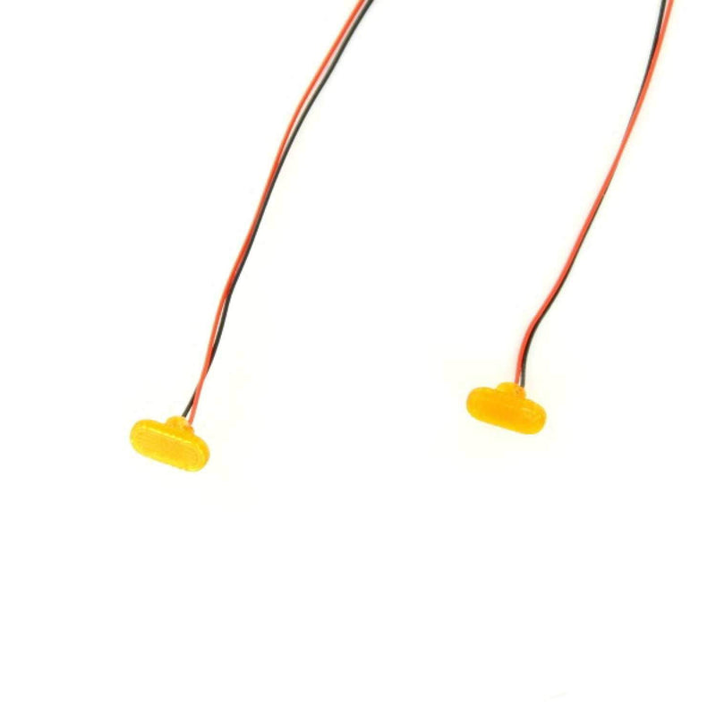 Carson 500907382 1:14 7.2-12 V Orange RC Position Light Accessory for Tamiya Trucks, Parts, Tuning Parts, Model Making, Made in Germany