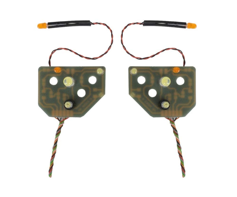Carson 500907596 1:14 7.2V Arocs LED Headlight Board Model Building, Accessories for RC, Remote Control Truck