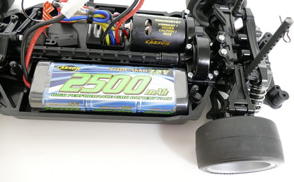 Carson 500608222-7.2 V/2500 mAh NiMH Race Battery TAM, Rechargeable, with Tamiya Plug, Battery Pack for RC Car, Replacement Battery Remote Controlled Vehicle, Model Making