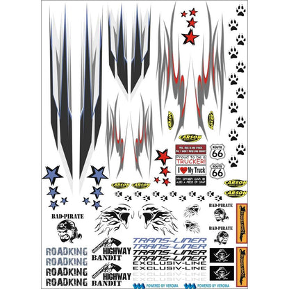 Carson Modellsport 1521535 500907085 1:14 Decorative Sheet 1 Piece