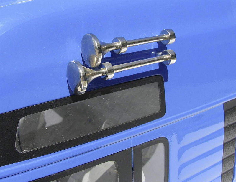 1:14 Air Horn-Set Long/Short Chr.Brass