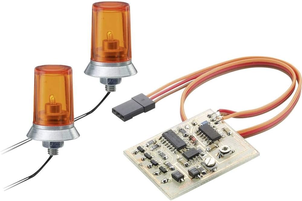 Carson Modellsport Rundumleuchte Orange m. E. (2) 15x10mm