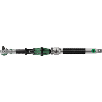 Wera 8000 B SB Zyklop Speed Multi-Function Ratchet, 3/8" x 199 mm, 05073261001 & 003591 Zyklop 8796 SB Extension Flexible-Lock 3/8-inch Drive 125mm