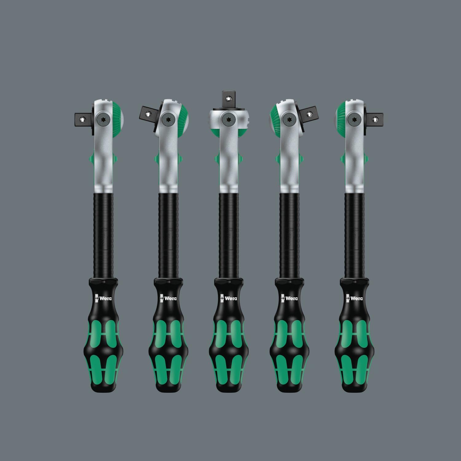 Wera 8000 B SB Zyklop Speed Multi-Function Ratchet, 3/8" x 199 mm, 05073261001 & 003591 Zyklop 8796 SB Extension Flexible-Lock 3/8-inch Drive 125mm