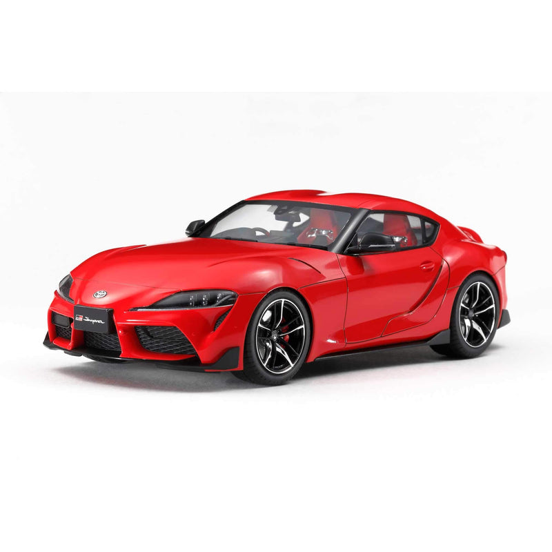 Tamiya-24351 TAMIYA 1:24 Toyota GR Supra-réplica Fiel, modelismo, Hobby, Pegado, Kit de plástico, Montaje, sin Pintar, Color unlacquered, 420 Grams (24351